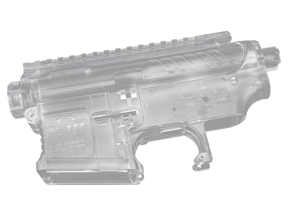 CM16 SR Style Polymer Receiver Set (Transparent)