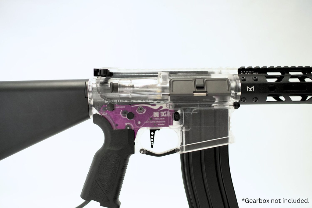 CM16 SR Style Polymer Receiver Set (Transparent)