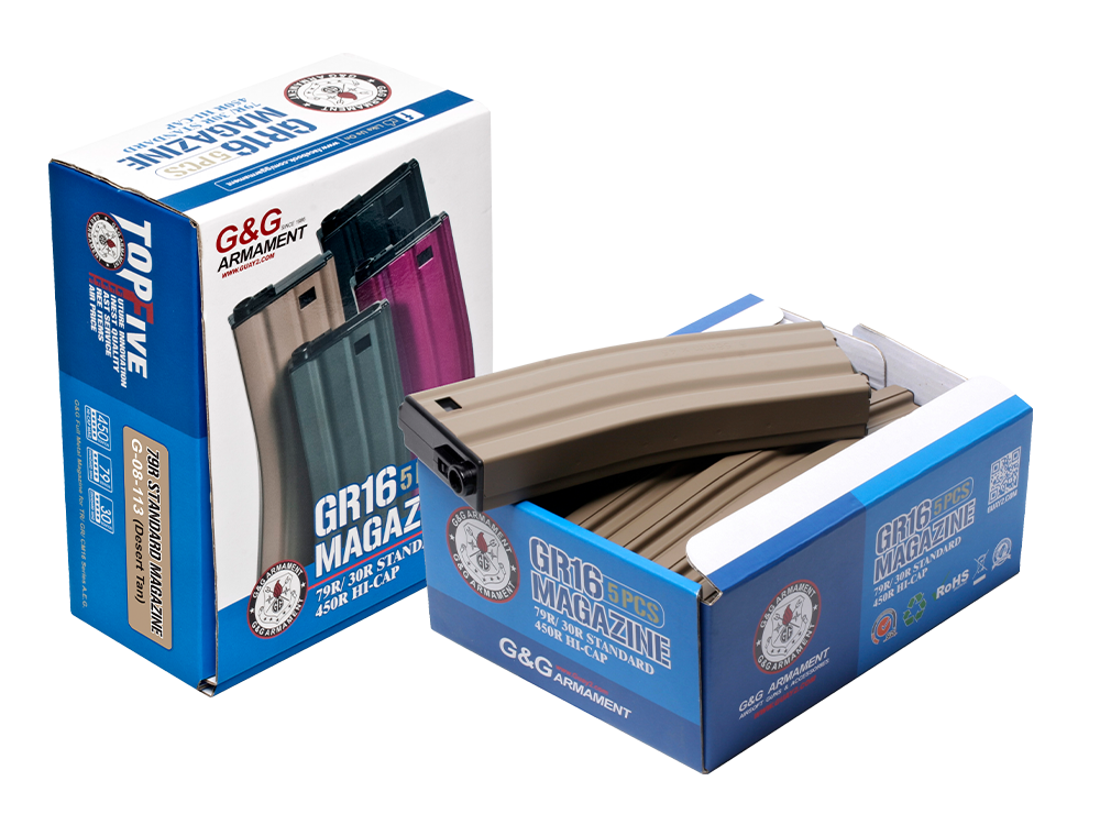 79R Standard Magazine for GR16 (Desert Tan) 5pcs/pack