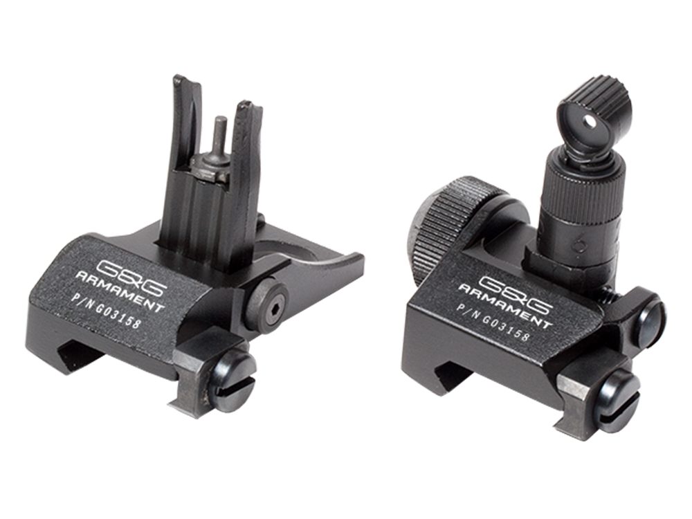 Flip-up Front Sight and Rear Sight for M16 series type 3 - Black