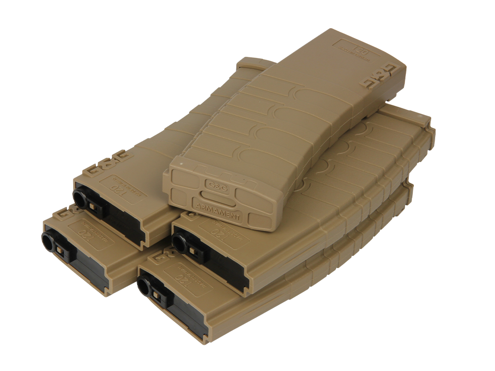 120R Mid-Cap Magazine for GR16 (Desert Tan) 5pcs/pack