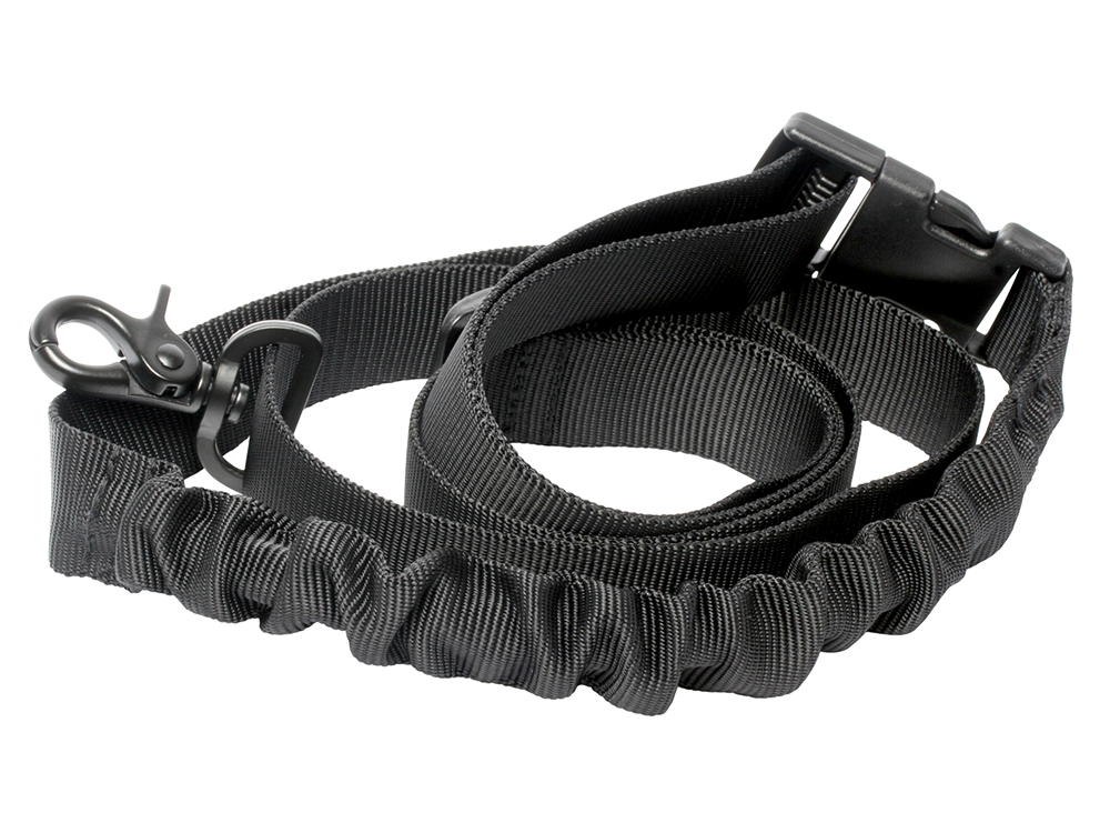 Single Point Bungee Rifle Sling - Black