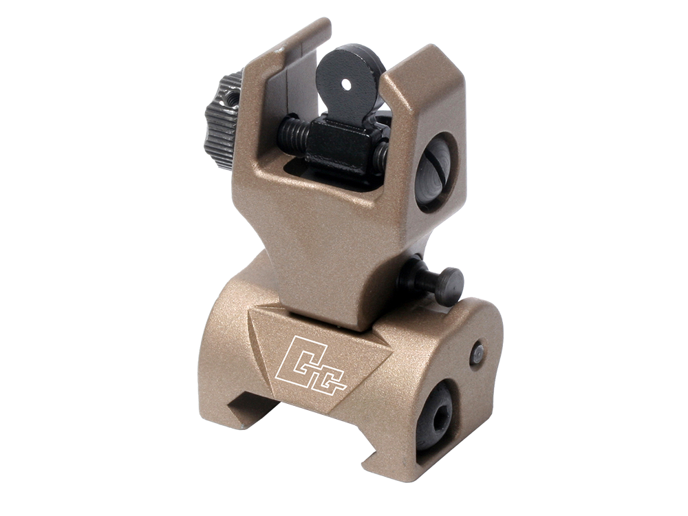 Flip-up Rear Sight for M16 series - Desert Tan