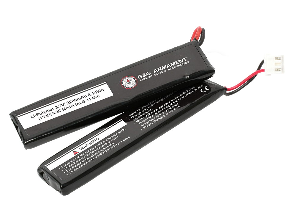 LI-PO 3.7V / 2200mAh ( Special specification for G&G tracer unit ONLY! )