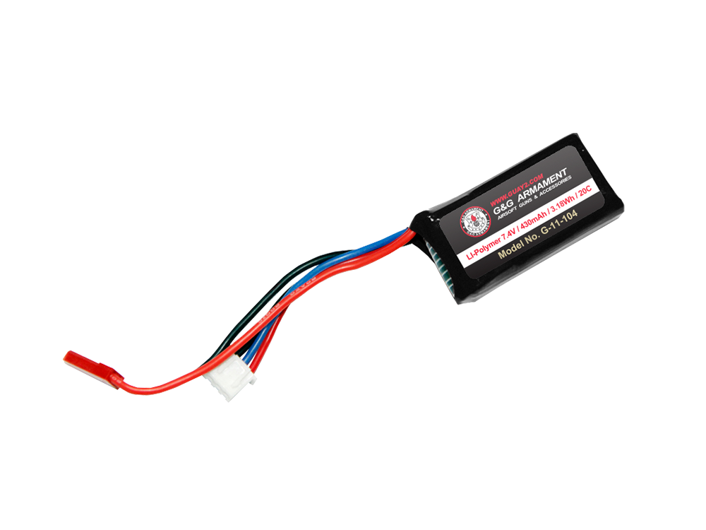 7.4V 430mAh 3.18Wh Li-Po Battery for GMG42 Drum Magazine