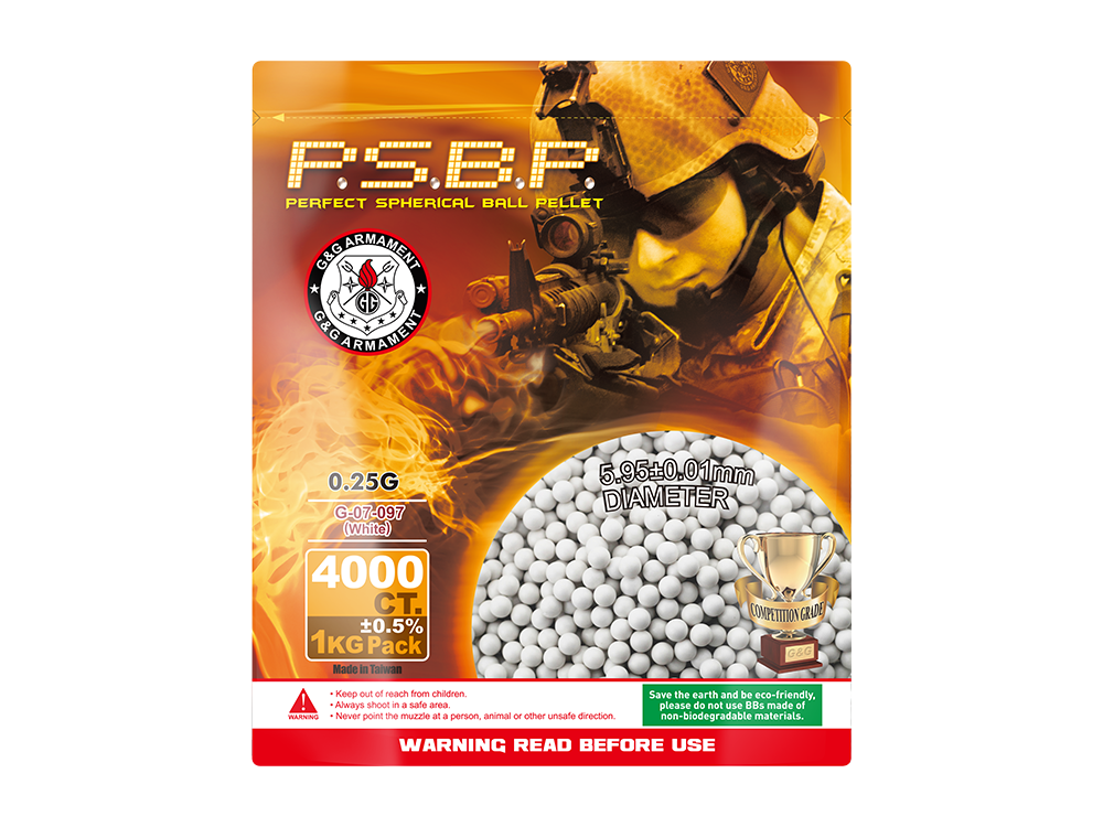 0.25g BB (White)