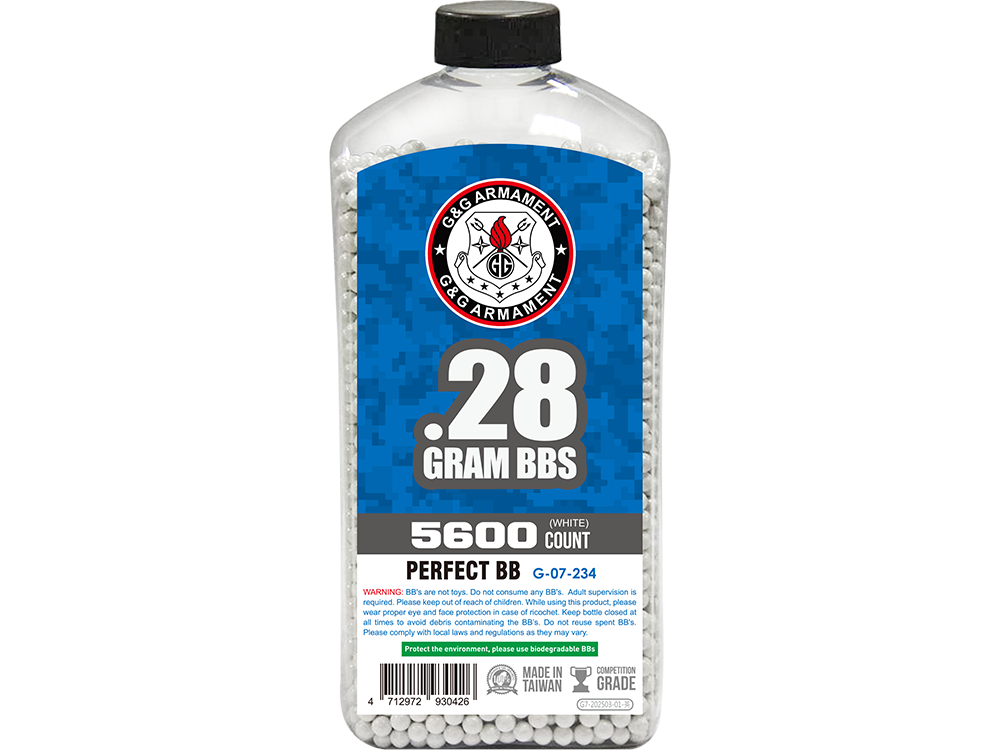 Perfect BB 0.28g (Can/5600 Pellets) (White)