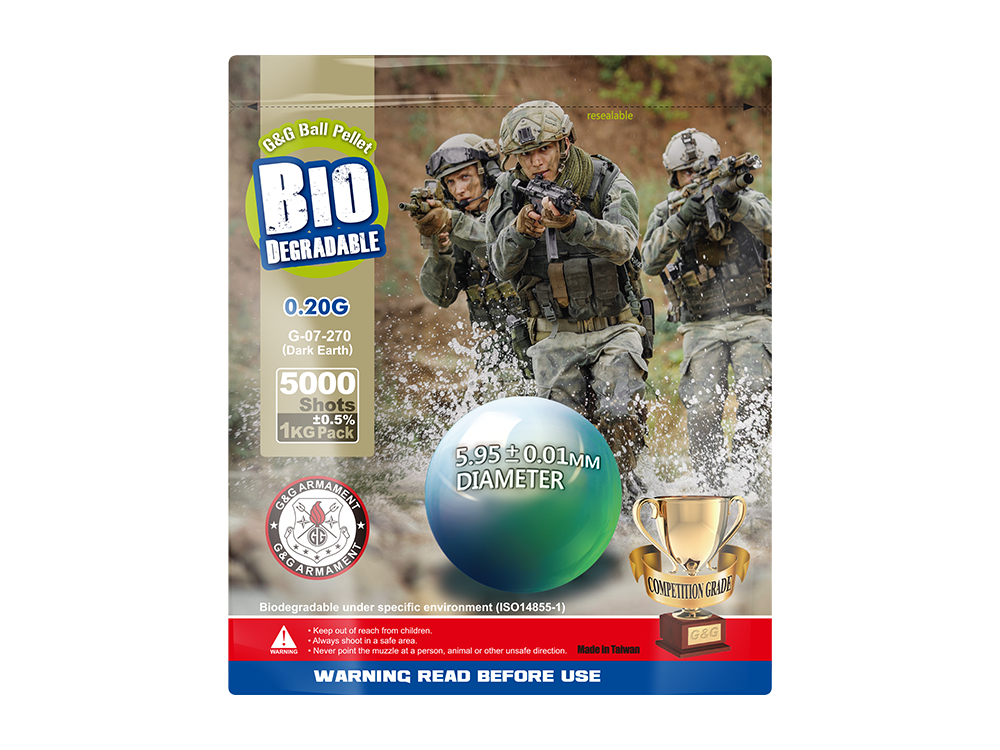 Bio BB 0.2g (Terre foncée) 1KG/Pack