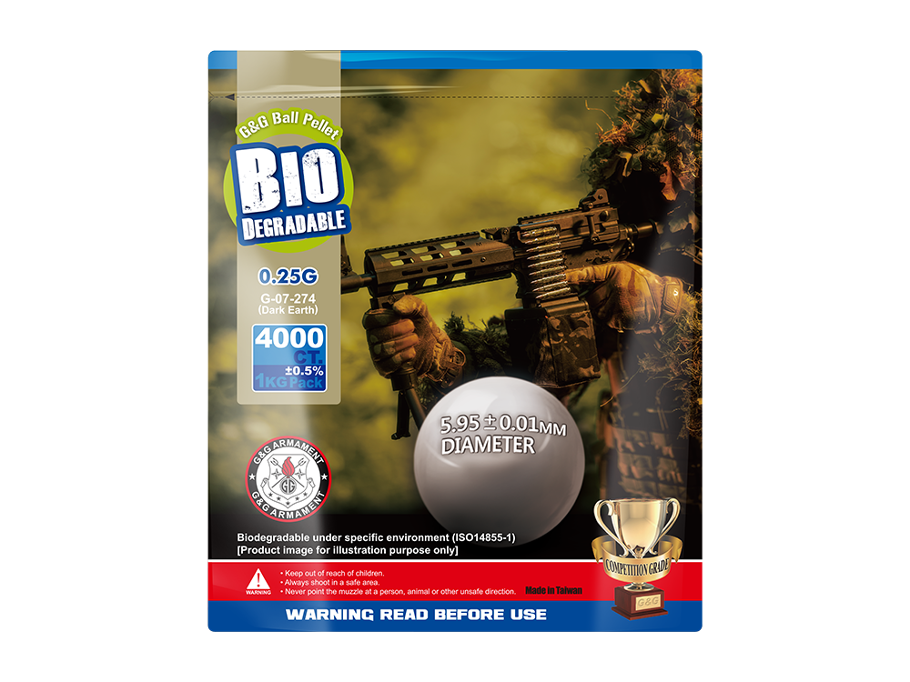 Bio BB 0.25g (Tierra Oscura) 1KG/Paquete