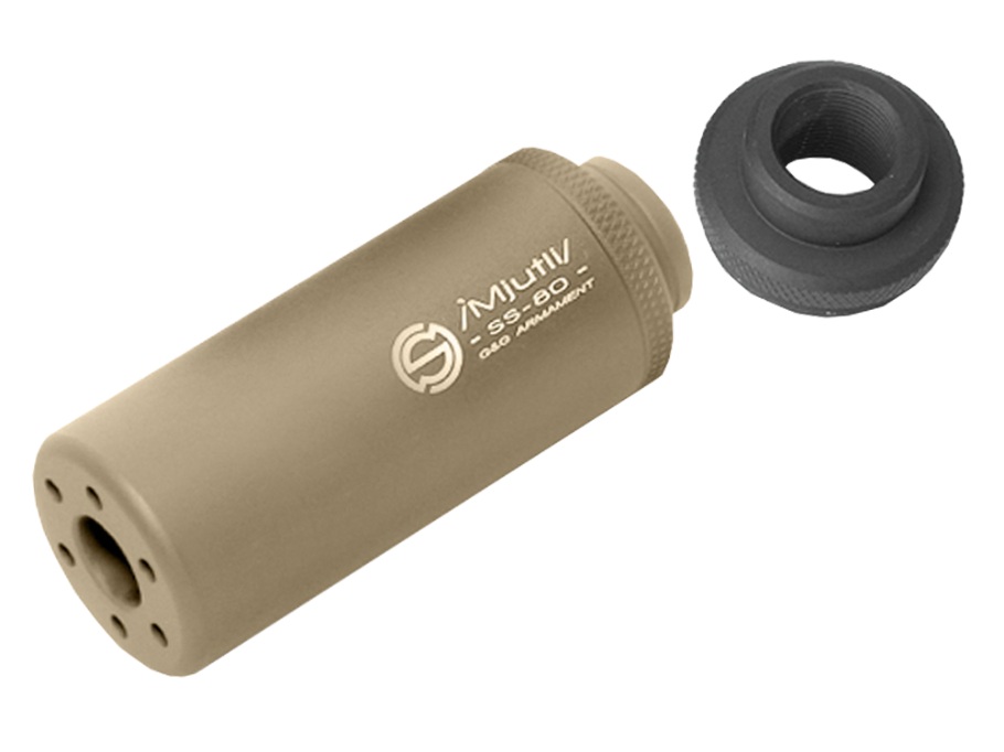 SS-80 Mock Suppressor-Desert Tan (14mm CW/CCW)