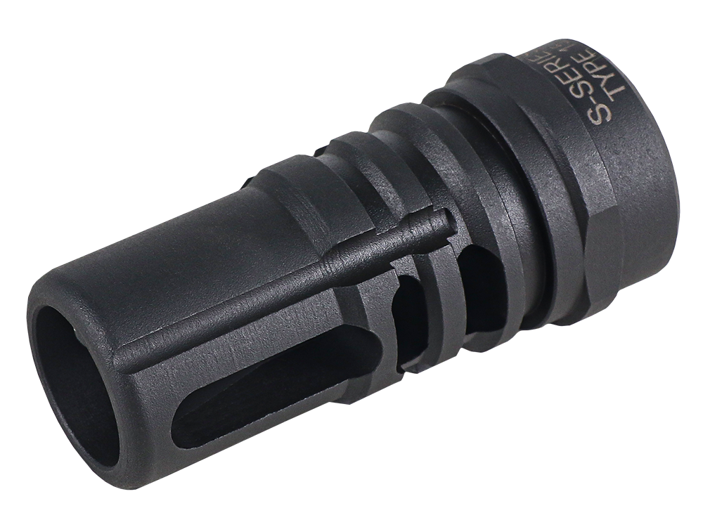 S-Series TYPE 15 Steel Flash hider - Black (14mm CCW)
