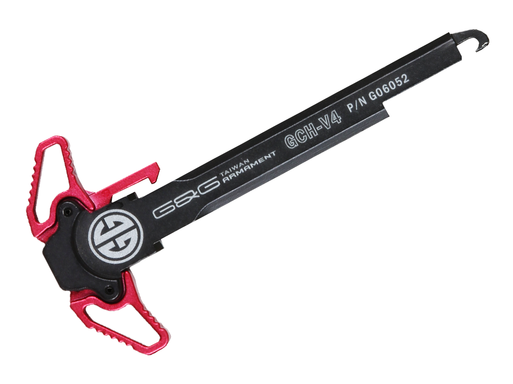 GCH-V4 Ambidextrous Charging Handle "Raptor" Style for GR16 - Red