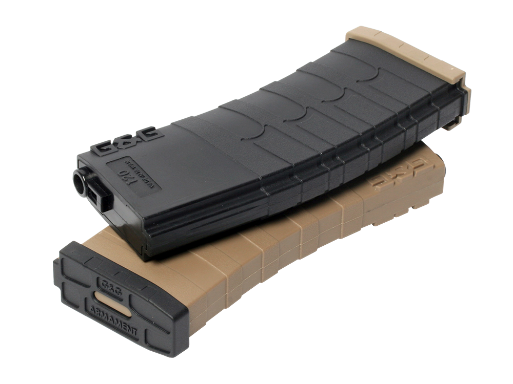 120R Mid-Cap Magazine for GR16 (Tan/Black)