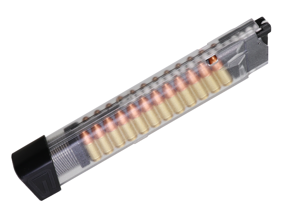 Piranha 20R Gas Transparent long magazine (Decorative round)