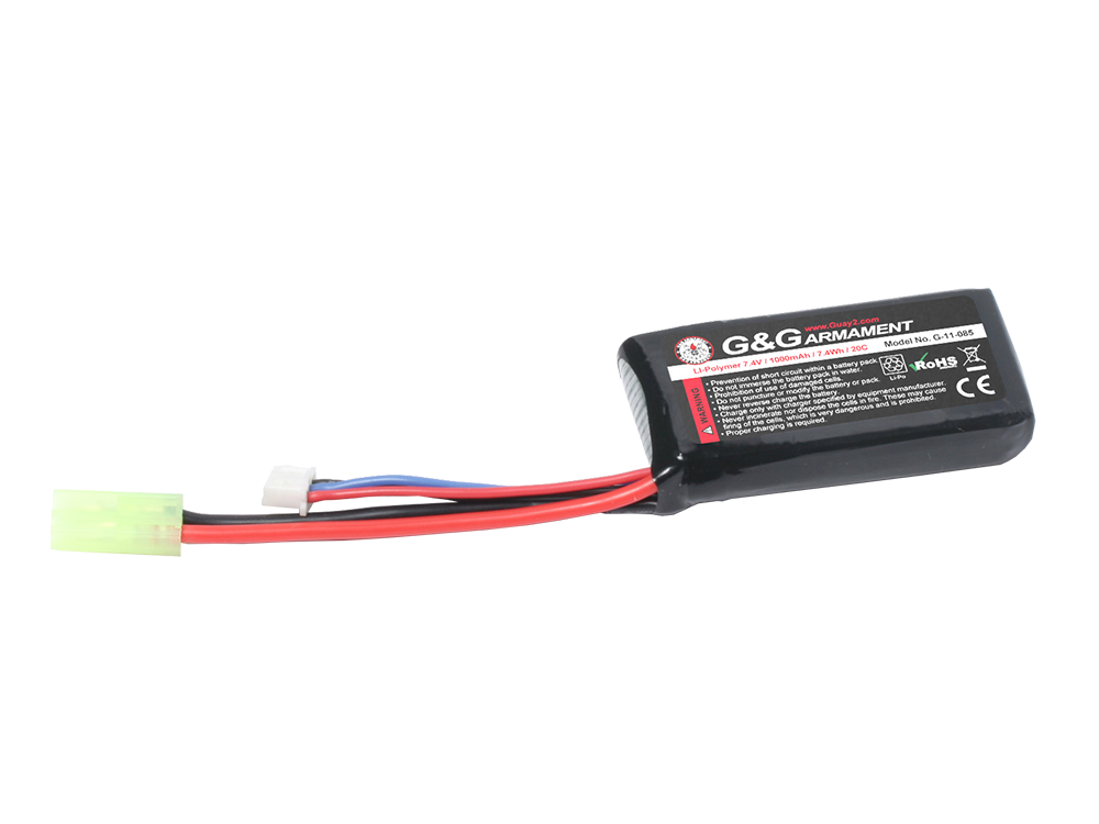 7.4V 1000mAh Li-Po Battery (for G-12-027)