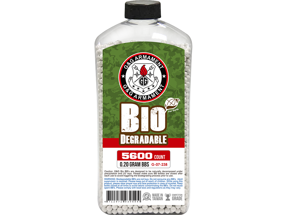 Bio BB 0.2g (Can/5600 Pellets) (White)