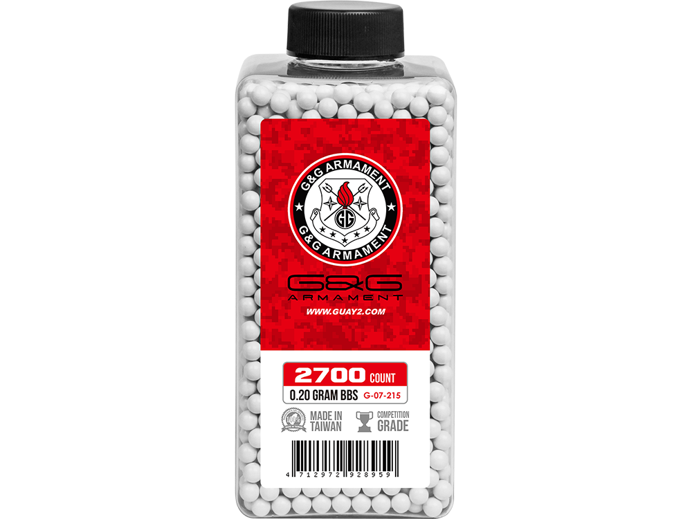 Perfect BB 0.2g (Can/2700 Pellets) (White)