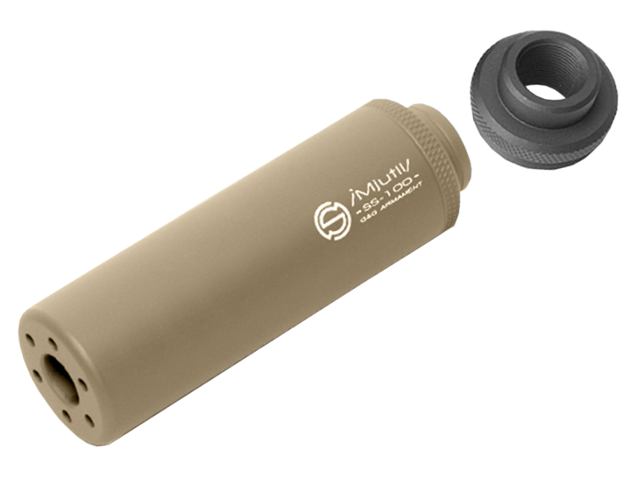 SS-100 Mock Suppressor-Desert Tan (14mm CCW)