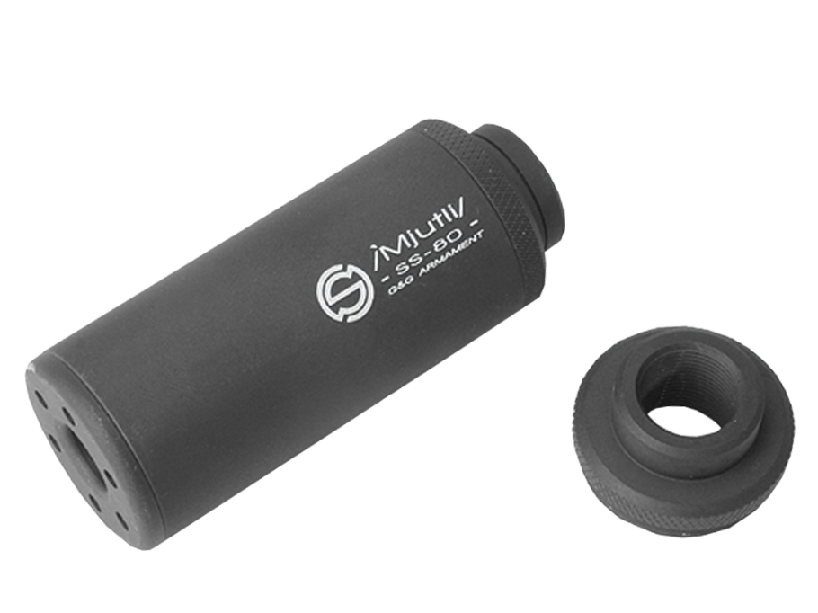 SS-80 Mock Suppressor-Black (14mm CW/CCW)