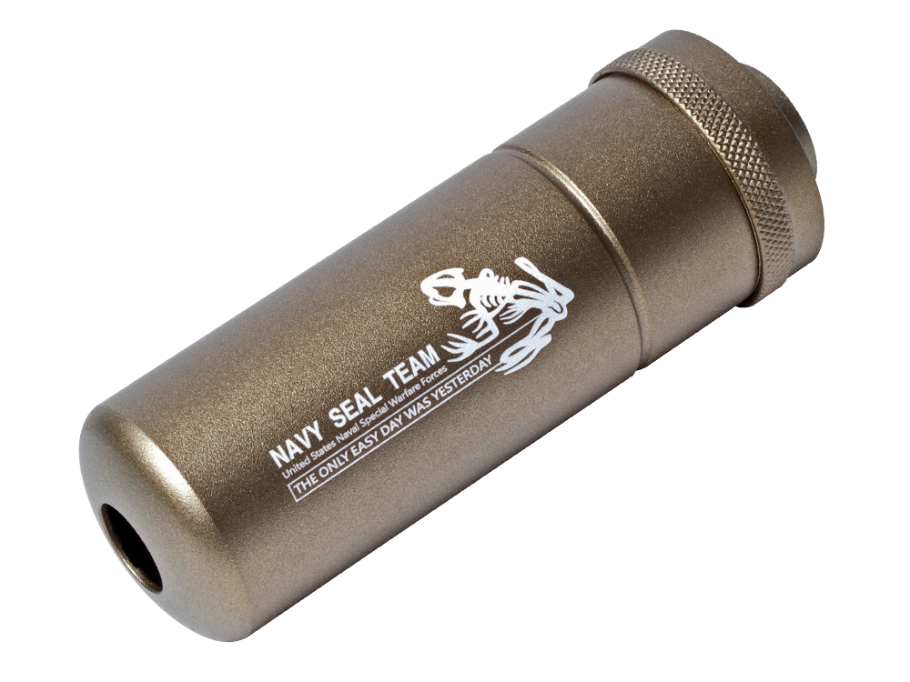 Navy Seal Skull Frog Suppressor (14mm CCW) Desert