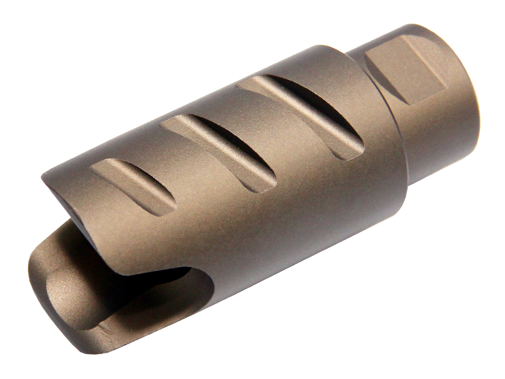 G&G Metal Amplifier Flash Hider - Desert Tan (14mmCCW)