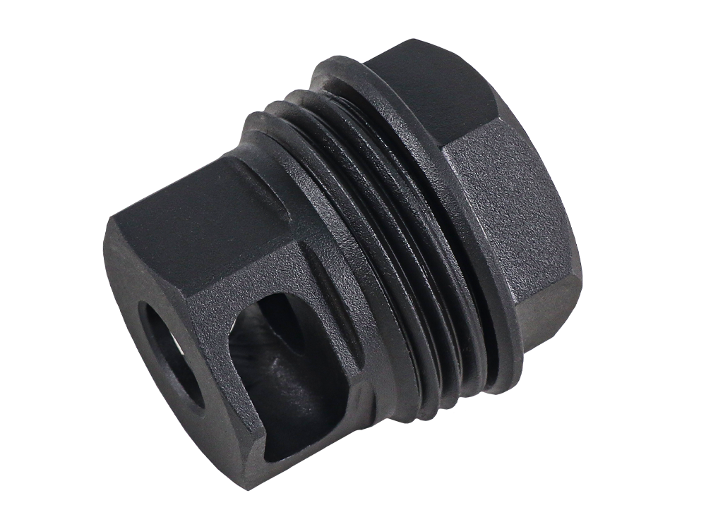 S-Series TYPE 7 Steel Flash hider - Black (14mm CCW)