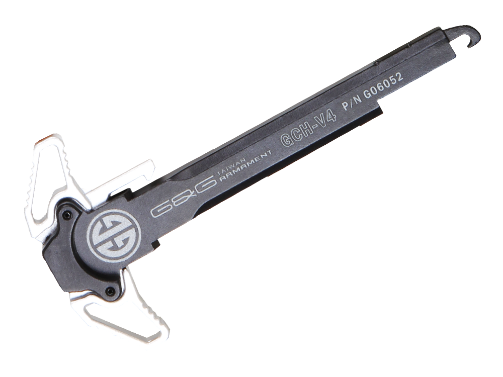 GCH-V4 Ambidextrous Charging Handle "Raptor" Style for GR16 - Silver