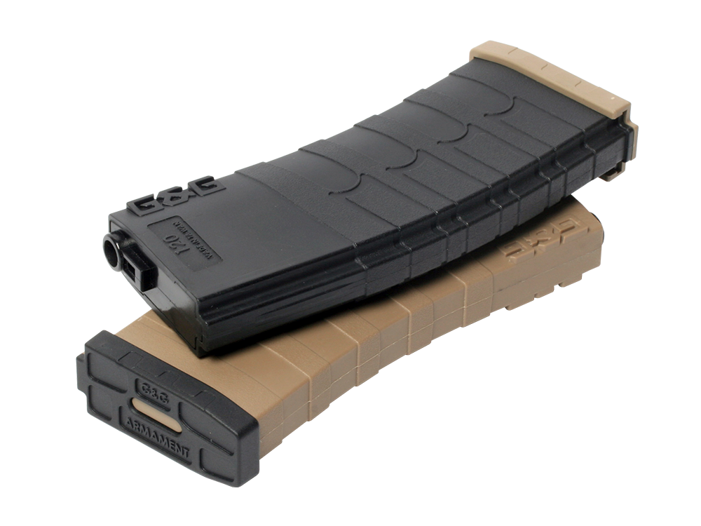 120R Mid-Cap Magazine for GR16 (Black/Tan)