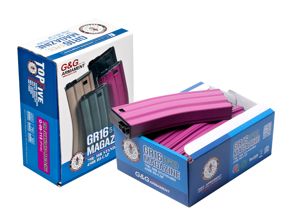 79R Standard Magazine for GR16 (Pink) 5pcs/pack